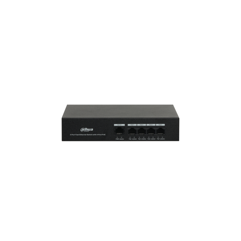 12048-(DH-PFS3005-4ET-36) DAHUA SWITCH POE 4 PUERTOS + 1 12048-(DH-PFS3005-4ET-36) DAHUA SWITCH POE 4 PUERTOS + 1