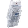 12077-EXPOSITOR MURAL ARCHIPLAY 3 COMPARTIMENTOS A4 VERTICAL 105x235x445MM TRANSPARENTE ARCHIVO2000 6123 CS TP