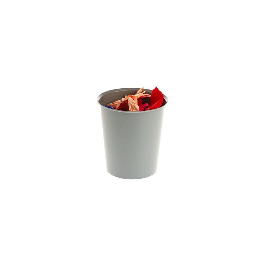 12126-PAPELERA 18 LITROS POLIPROPILENO 100% RECICLADO Y RECICLABLE 290 X 310 MM GRIS ARCHIVO 2000 2001 GS 12126-PAPELERA 18 LITROS POLIPROPILENO 100% RECICLADO Y RECICLABLE 290 X 310 MM GRIS ARCHIVO 2000 2001 GS