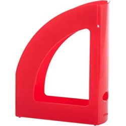 12131-REVISTERO ECOGREEN BLANCO 100% RECICLADO Y RECICLABLE A4 Y FOLIO 250X80X320 MM ROJO ARCHIVO 2000 2003 RJ