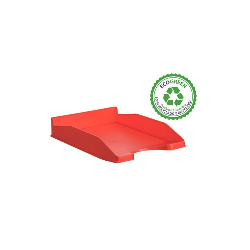 12134-BANDEJA ECOGREEN 100% RECICLADO Y RECICLABLE APILABLE DIN A4 Y FOLIO MEDIDAS 345X255X60 MM COLOR ROJO ARCHIVO 2000 12134-BANDEJA ECOGREEN 100% RECICLADO Y RECICLABLE APILABLE DIN A4 Y FOLIO MEDIDAS 345X255X60 MM COLOR ROJO ARCHIVO 2000