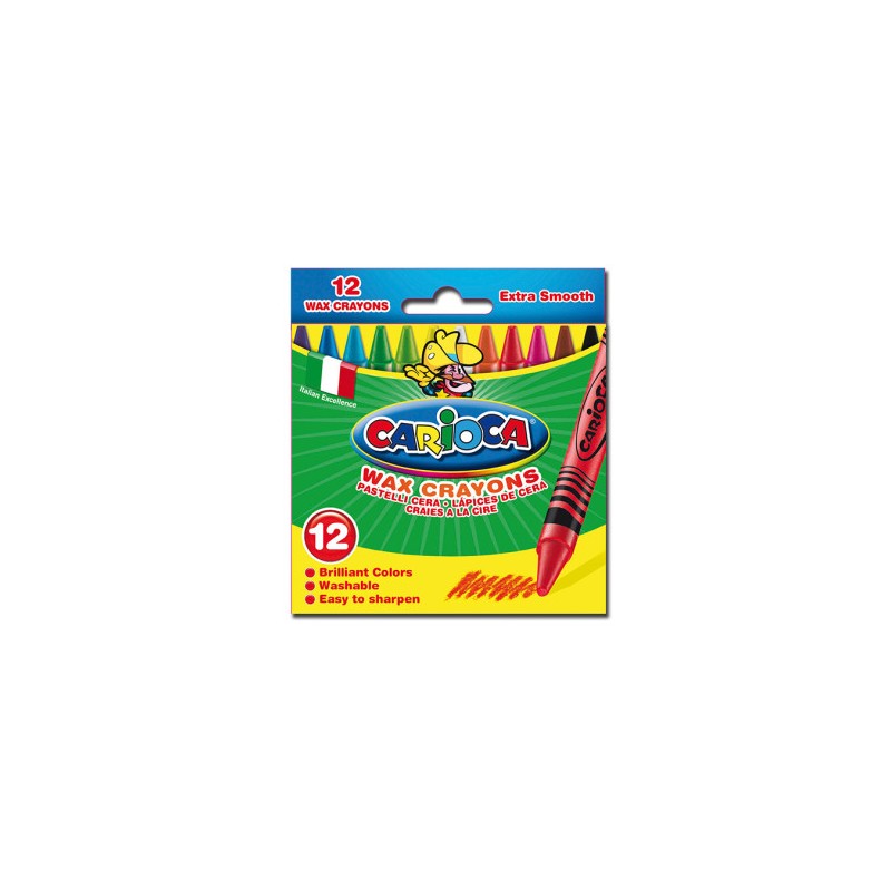 12162-CAJA 12 CERAS PASTEL CARIOCA 42365 12162-CAJA 12 CERAS PASTEL CARIOCA 42365