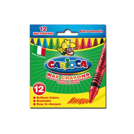 12162-CAJA 12 CERAS PASTEL CARIOCA 42365
