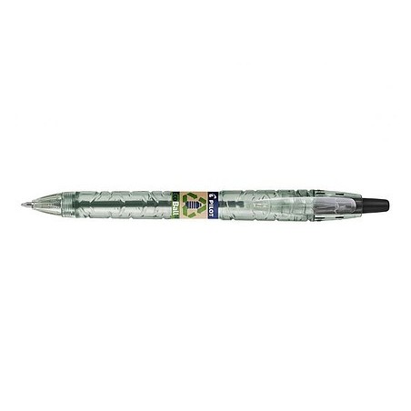 12174-BOLIGRAFO ECOBALL BASE ACEITE 1.0 MM NEGRO PILOT BP-B2PEB-M-B-BG