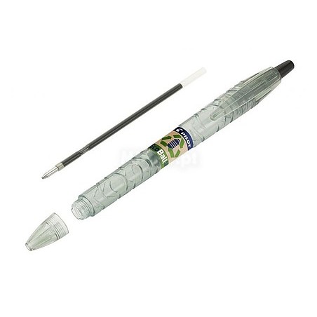 12175-BOLIGRAFO ECOBALL BASE ACEITE 1.0 MM NEGRO PILOT BP-B2PEB-M-B-BG