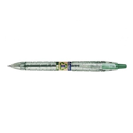 12176-BOLIGRAFO ECOBALL BASE ACEITE 1.0 MM VERDE PILOT BP-B2PEB-M-G-BG