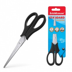 12180-BLISTER TIJERAS STANDARD, 17 CM ERICH KRAUSE 14861