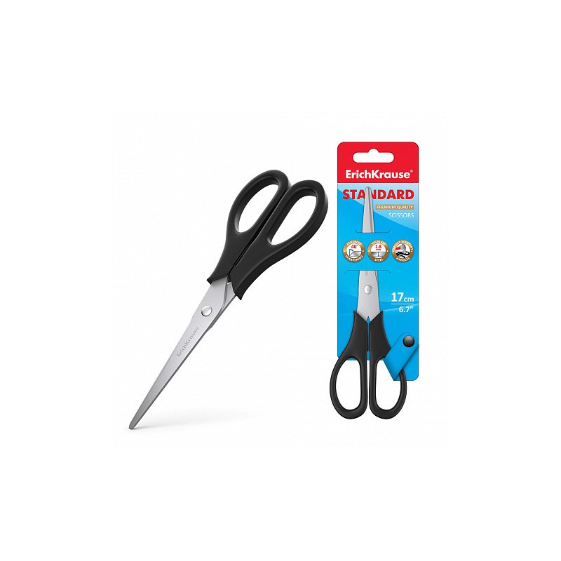12180-BLISTER TIJERAS STANDARD, 17 CM ERICH KRAUSE 14861 12180-BLISTER TIJERAS STANDARD, 17 CM ERICH KRAUSE 14861
