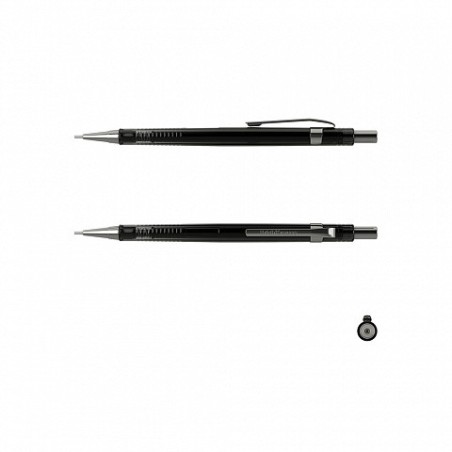 12191-PORTAMINAS NEGRO POINTER 0.5 MM, HB ERICH KRAUSE 22005