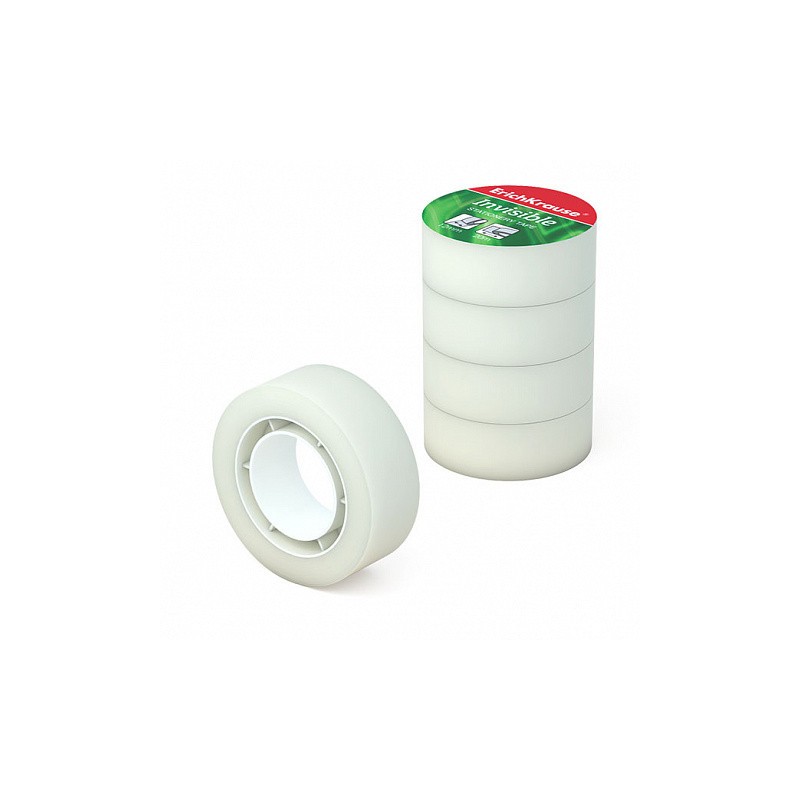 12216-PACK 4 UNIDADES CINTA ADHESIVA INVISIBLE, 18MMX20M ERICH KRAUSE 40197 12216-PACK 4 UNIDADES CINTA ADHESIVA INVISIBLE, 18MMX20M ERICH KRAUSE 40197