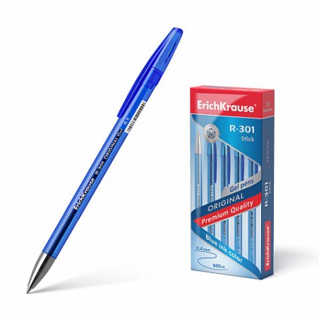 12218-BOLIGRAFO DE GEL R-301 ORIGINAL GEL 0.5, COLOR DE LA TINTA AZUL ERICH KRAUSE 40318