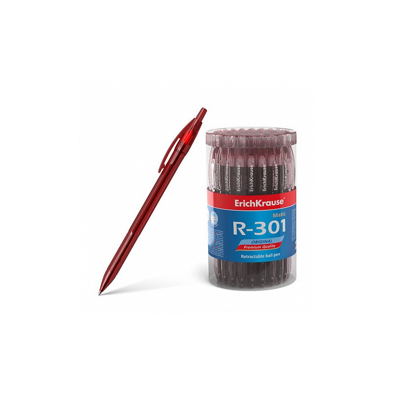 12236-BOLIGRAFO DE BOLA AUTOMATICO R-301 ORIGINAL MATIC 0.7, COLOR DE LA TINTA: ROJO ERICH KRAUSE 46766 12236-BOLIGRAFO DE BOLA AUTOMATICO R-301 ORIGINAL MATIC 0.7, COLOR DE LA TINTA: ROJO ERICH KRAUSE 46766