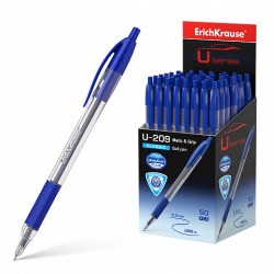 12244-BOLIGRAFO DE BOLA AUTOMATICO U-209 CLASSIC MATIC, TECNOLOGIA ULTRA GLIDE, COLOR TINTA AZUL ERICH KRAUSE 47578