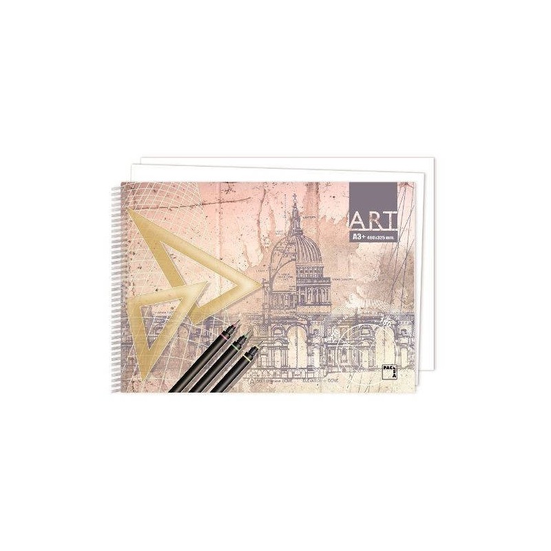 1225-CUADERNO BLOCKS DIBUJO ART 140 GRS. A3+ (460 X 325MM.) 20 HOJAS LISO SIN RECUADRO PACSA 18843 1225-CUADERNO BLOCKS DIBUJO ART 140 GRS. A3+ (460 X 325MM.) 20 HOJAS LISO SIN RECUADRO PACSA 18843