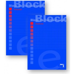 1226-BLOC DE EXAMEN 60 GRS. A-4 (210X297MM.) 50 HOJAS CUADRICULA 4X4 CON MARGEN PACSA 18705