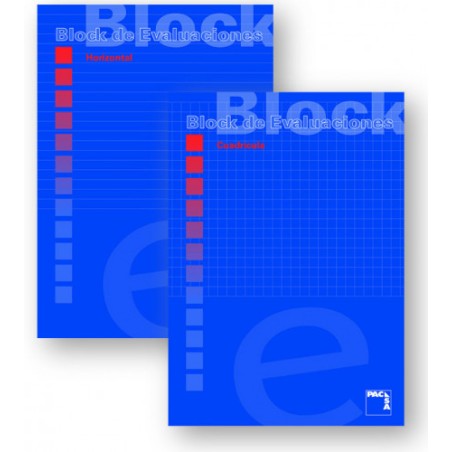 1226-BLOC DE EXAMEN 60 GRS. A-4 (210X297MM.) 50 HOJAS CUADRICULA 4X4 CON MARGEN PACSA 18705