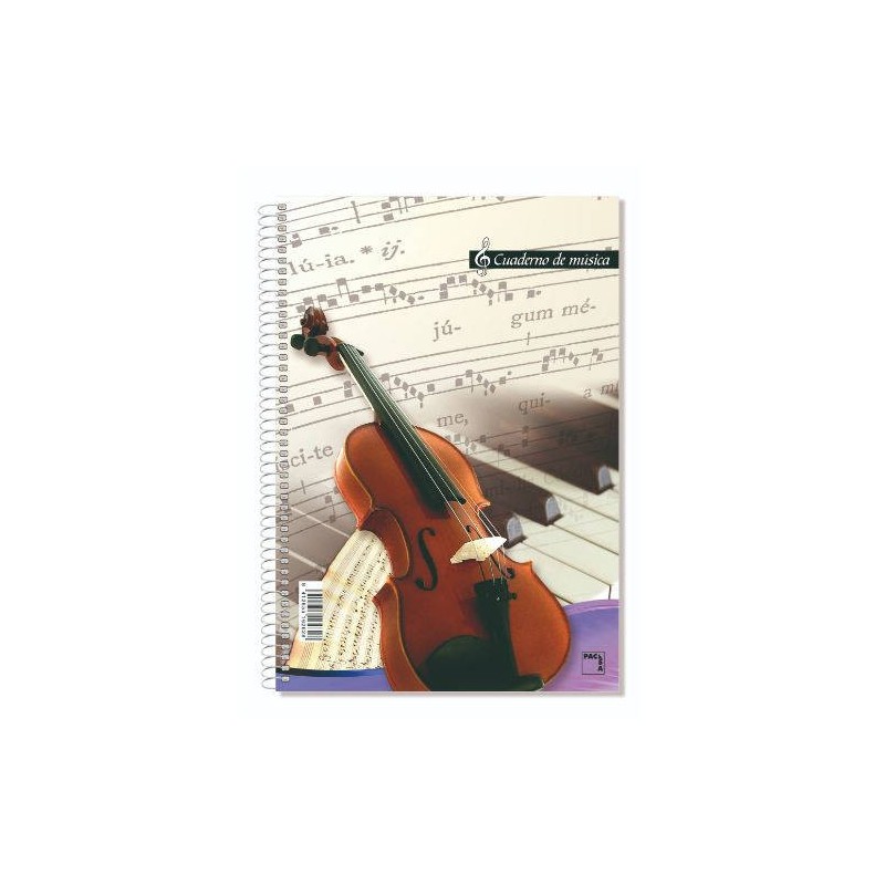 1227-CUADERNO BLOCKS DE MUSICA 80 GRS. FOLIO (215X310MM.) 20 HOJAS 16 PENTAGRAMAS PACSA 18805 1227-CUADERNO BLOCKS DE MUSICA 80 GRS. FOLIO (215X310MM.) 20 HOJAS 16 PENTAGRAMAS PACSA 18805