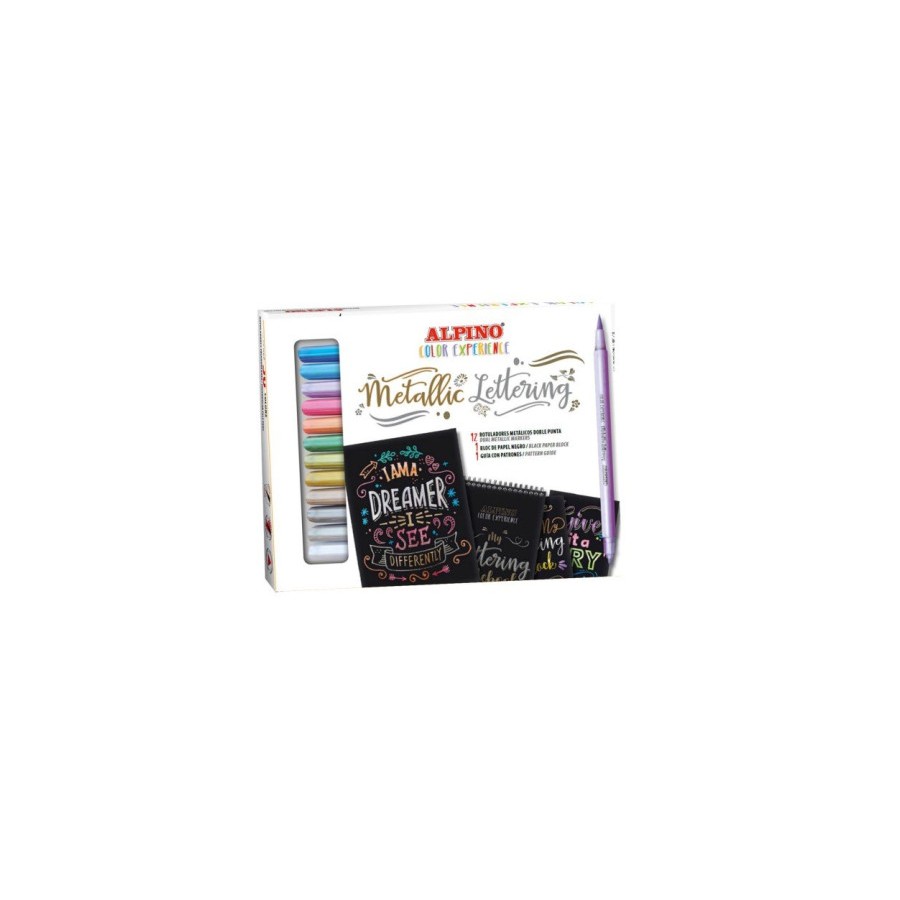 12302-SET METALLIC LETTERING COLOR EXPERIENCE ALPINO AR010701 12302-SET METALLIC LETTERING COLOR EXPERIENCE ALPINO AR010701