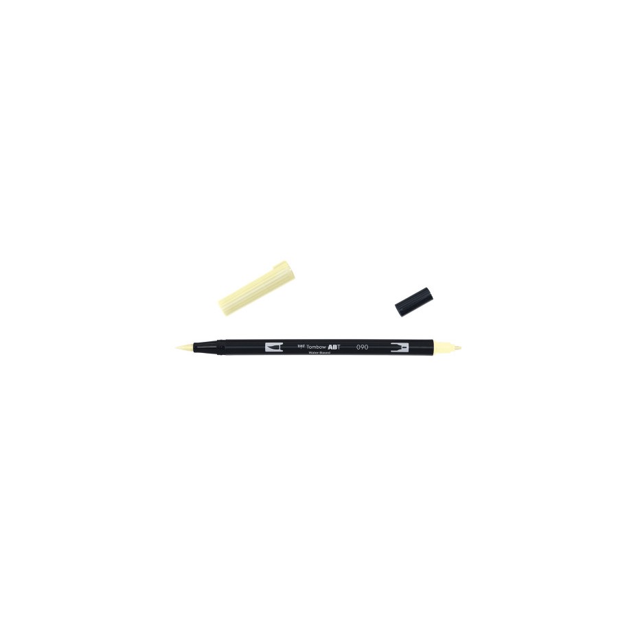 12303-ROTULADOR DOBLE PUNTA PINCEL DUAL BRUSH-090 - COLOR BABY YELLOW. TOMBOW ABT-090 12303-ROTULADOR DOBLE PUNTA PINCEL DUAL BRUSH-090 - COLOR BABY YELLOW. TOMBOW ABT-090