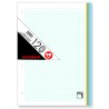1231-RECAMBIO DE COLORES  90 GRS. A-4 (210X297MM.) 120 HOJAS CUADRICULA 5X5 + GRECA 5 COLORES PACSA 21180