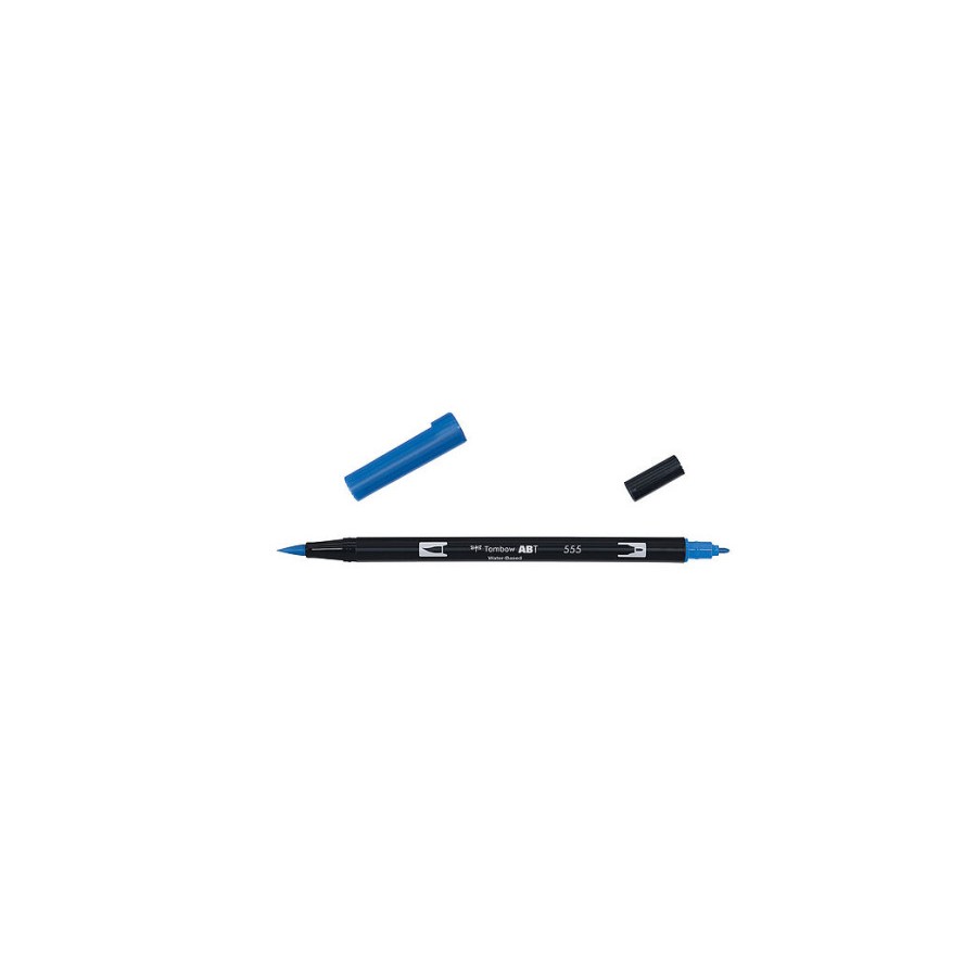 12317-ROTULADOR DOBLE PUNTA PINCEL DUAL BRUSH-555 - COLOR ULTRAMARINE. TOMBOW ABT-555 12317-ROTULADOR DOBLE PUNTA PINCEL DUAL BRUSH-555 - COLOR ULTRAMARINE. TOMBOW ABT-555