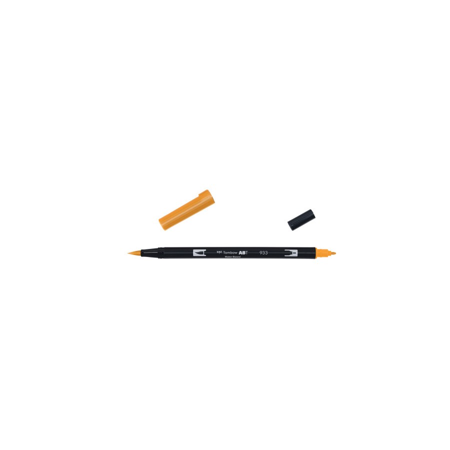 12331-ROTULADOR DOBLE PUNTA PINCEL DUAL BRUSH-933 - COLOR ORANGE. TOMBOW ABT-933 12331-ROTULADOR DOBLE PUNTA PINCEL DUAL BRUSH-933 - COLOR ORANGE. TOMBOW ABT-933