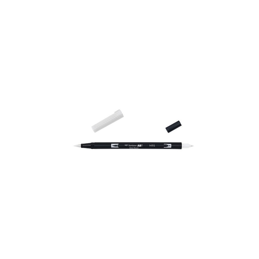 12337-ROTULADOR DOBLE PUNTA PINCEL DUAL BRUSH-N95 - COLOR COOL GREY 1. TOMBOW ABT-N95 12337-ROTULADOR DOBLE PUNTA PINCEL DUAL BRUSH-N95 - COLOR COOL GREY 1. TOMBOW ABT-N95