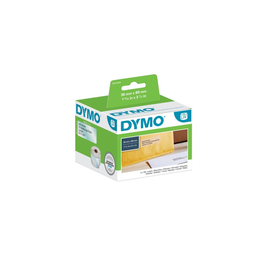 12343-PACK 12 ROLLOS LW ETIQUETAS 36X89MM DYMO 2093093 12343-PACK 12 ROLLOS LW ETIQUETAS 36X89MM DYMO 2093093