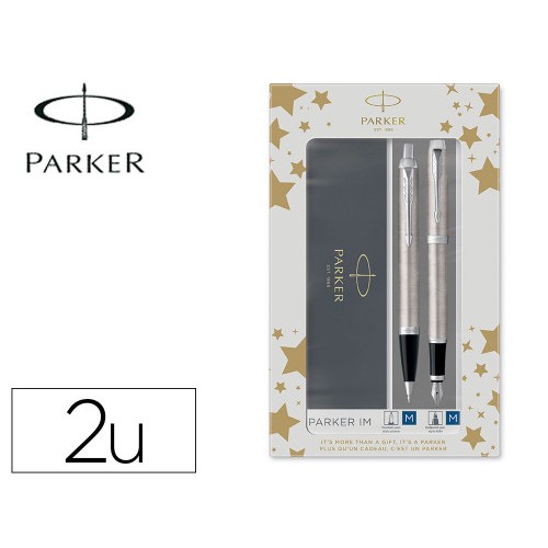 12360-SET DUO PUMA + BOLIGRAFO IM ACERO CT PARKER 2183058