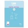 1237-PAQUETE PAPEL EXTRA BLANCO SATINADO 100 HOJAS 80 GRS. A-4 (210X297MM.) LISO PACSA 21811
