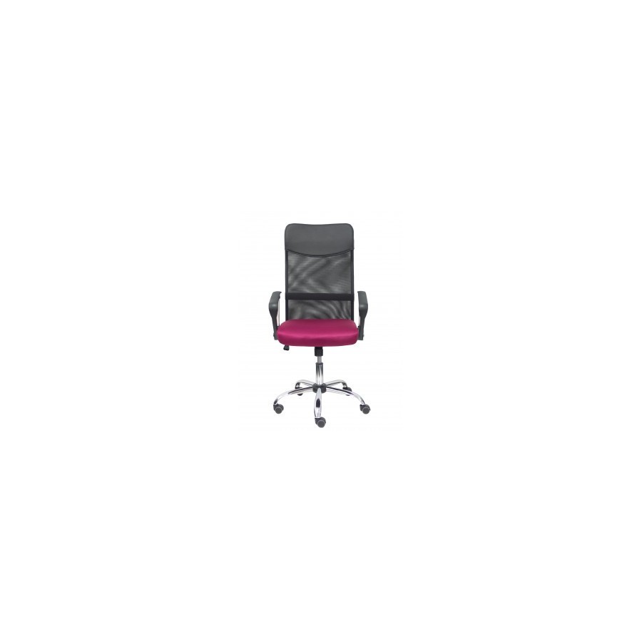 12381-SILLA GONTAR RESPALDO MALLA NEGRO ASIENTO GRANATE PIQUERAS Y CRESPO 31BM8403D933CRRP
