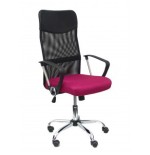 12382-SILLA GONTAR RESPALDO MALLA NEGRO ASIENTO GRANATE PIQUERAS Y CRESPO 31BM8403D933CRRP