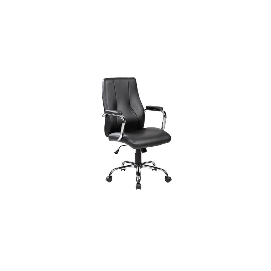 12392-SILLA DE DIRECCION SIMIL PIEL NEGRO ROCADA 988V22 12392-SILLA DE DIRECCION SIMIL PIEL NEGRO ROCADA 988V22