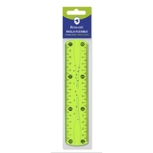 12429-REGLA PVC FLEXIBLE 15 CM BISMARK 324737