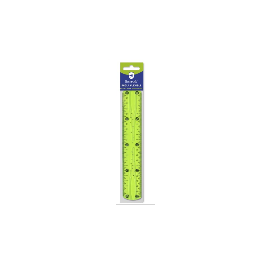 12430-REGLA PVC FLEXIBLE 20 CM BISMARK 324738