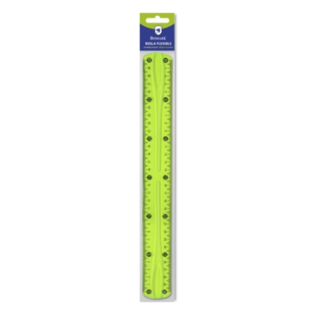 12431-REGLA PVC FLEXIBLE 30 CM BISMARK 324739
