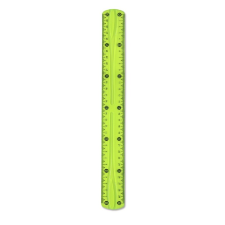 12432-REGLA PVC FLEXIBLE 30 CM BISMARK 324739