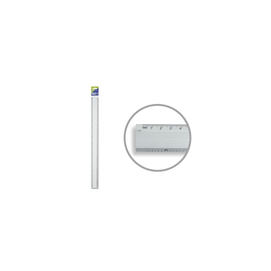 12434-REGLA ALUMINIO 40 CM BISMARK 314302 12434-REGLA ALUMINIO 40 CM BISMARK 314302