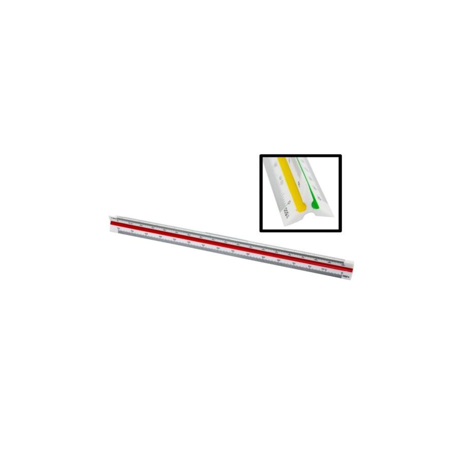 12436-ESCALIMETRO PLASTICO 30 CM BISMARK 303641 12436-ESCALIMETRO PLASTICO 30 CM BISMARK 303641