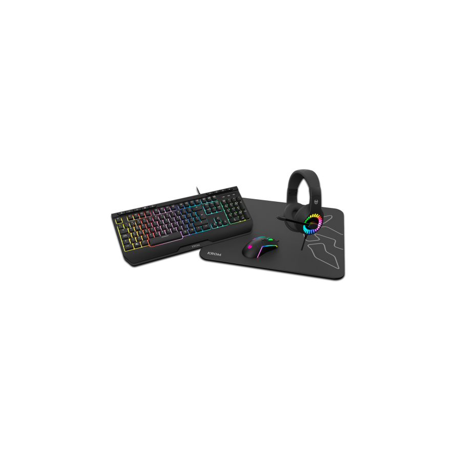 12491-KROM KIT GAMING 4 en 1 KENYA. RGB