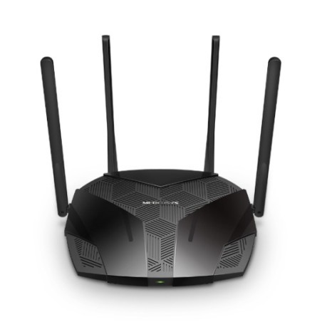 12548-Mercusys MR80X router inalambrico Gigabit Ethernet Doble banda (2,4 GHz / 5 GHz) Negro