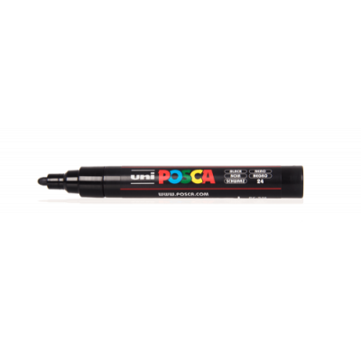 MARCADOR PC 5M POSCA 18 25MM NEGRO UNI BALL 264309000