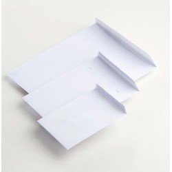 1264-CAJA 250 BOLSAS DIN B4 FOLIO (250X353) OFFSET BLANCO 100 GRS. AUTOSAM AUTOADHESIVO CON TIRA DE SILICONA SAM 148601