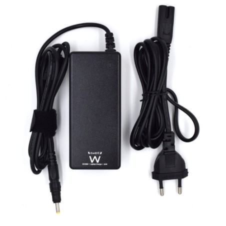 12653-Ewent EW3898 adaptador e inversor de corriente Interior 65 W Negro