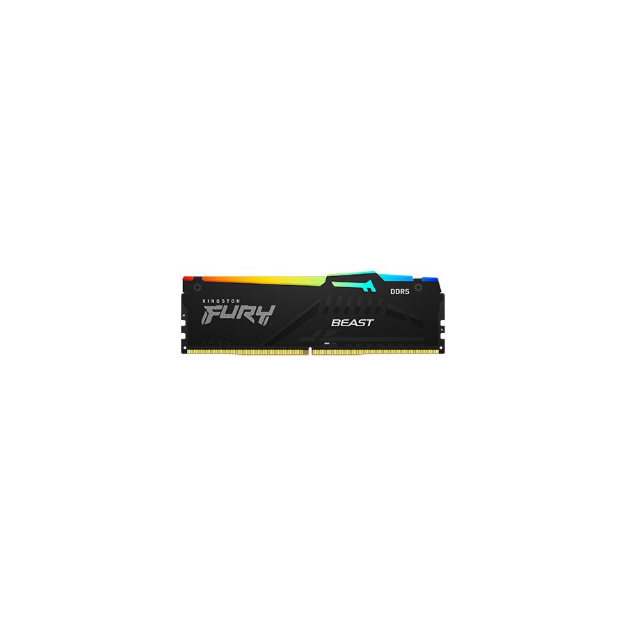 12676-Kingston Technology FURY Beast RGB modulo de memoria 8 GB 1 x 8 GB DDR5 6000 MHz 12676-Kingston Technology FURY Beast RGB modulo de memoria 8 GB 1 x 8 GB DDR5 6000 MHz