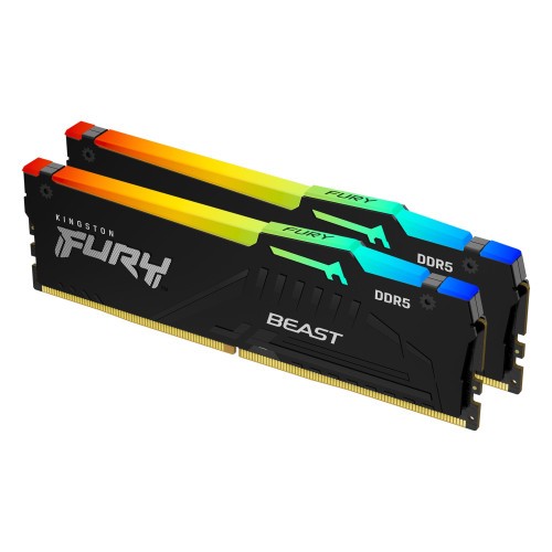 12682-Kingston Technology FURY Beast RGB modulo de memoria 64 GB 2 x 32 GB DDR5 5600 MHz