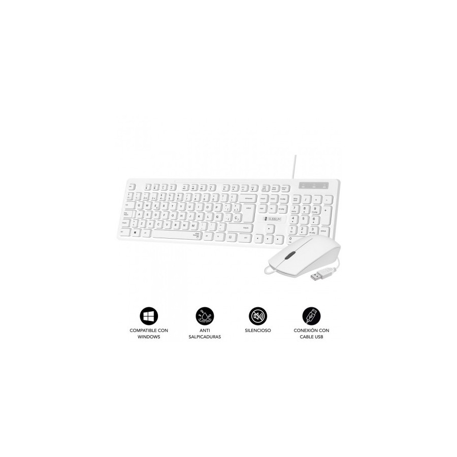 12729-COMBO BUSINESS SLIM SILENCIOSO CON CABLE USB B 12729-COMBO BUSINESS SLIM SILENCIOSO CON CABLE USB B