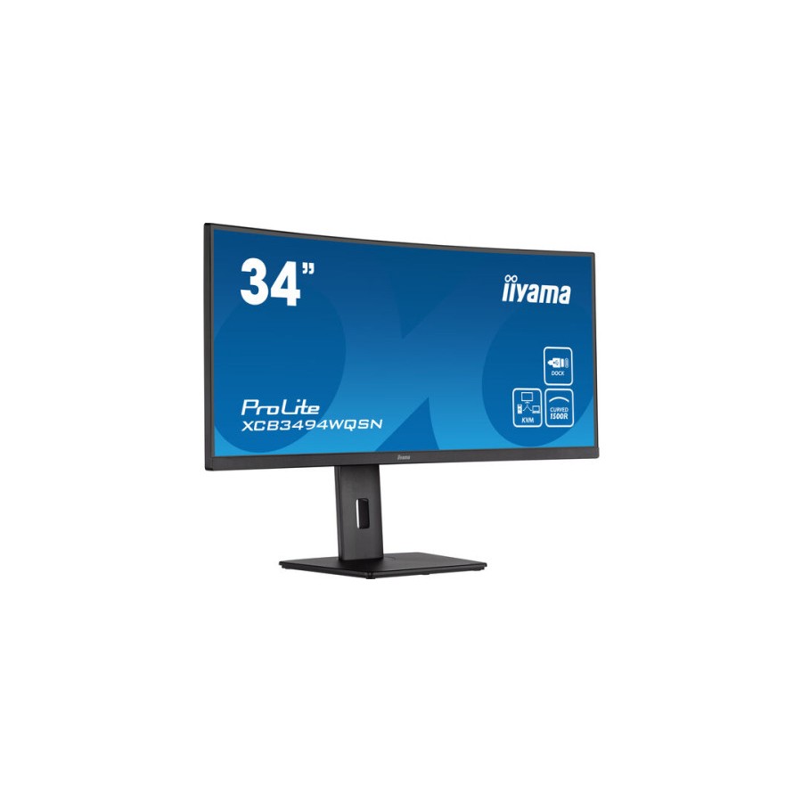 12737-iiyama ProLite XCB3494WQSN-B5 LED display 86,4 cm (34") 3440 x 1440 Pixeles UltraWide Quad HD Negro 12737-iiyama ProLite XCB3494WQSN-B5 LED display 86,4 cm (34") 3440 x 1440 Pixeles UltraWide Quad HD Negro