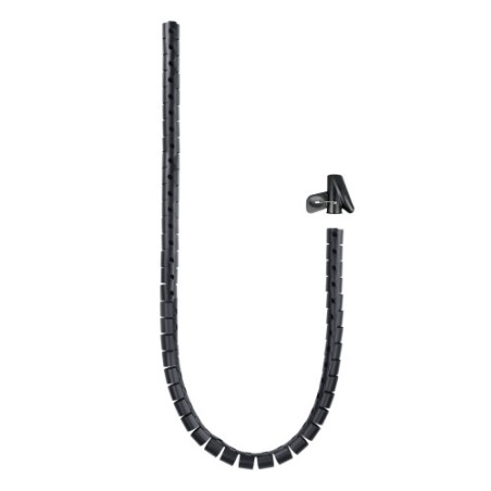 12743-Nanocable 10.36.0001-BK pasacables Negro 2,5 cm