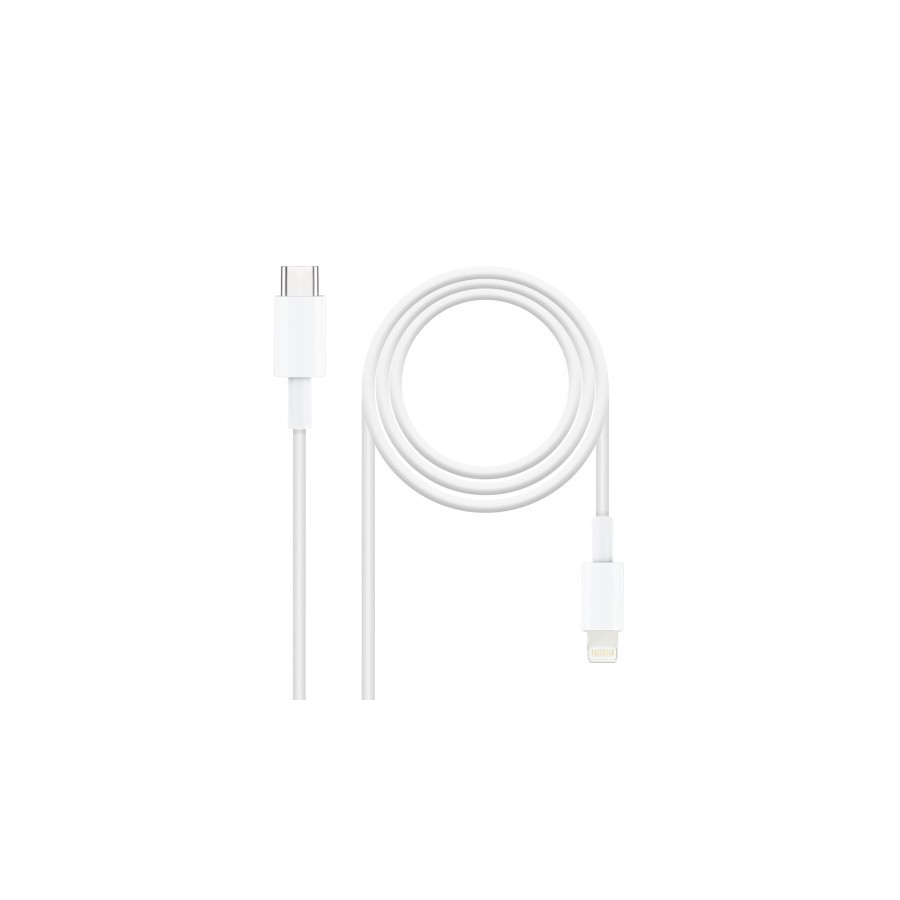 12760-Nanocable Cable Lightning a USB-C, 50 cm 12760-Nanocable Cable Lightning a USB-C, 50 cm